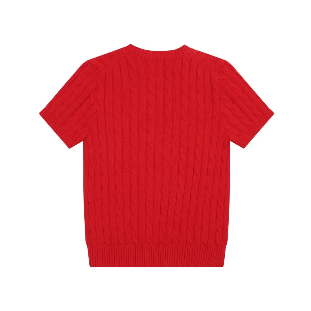 🅿️160 "Top quality" Style number: DS002# (not off the shelves all year round) [Ralph Lauren round neck solid color pony embroidered logo knitted short sleeves] ✅Ralph Lauren classic basic versatile knitted short sleeves for all seasons ✅Main supplier platform live broadcast Wholesale entities Replenish when out of stock Not off the shelves ✅ZP quality 1:1 version Scan the code to enter the GF website Counter quality ✅Detailed quality is the only one in Guangzhou Imported quality cotton yarn, focusing on high-end, cost-effective, good quality needless to say ✅The version is restored to the original order, the maximum size can be worn up to 160 pounds, loose, comfortable and stress-free ✅The upper body is simple and easy to match, a must-have for goddess ootd, good-looking clothes are never picky, a must-have in the goddess’ wardrobe Size: S-XL Color: Black White Gray Light Blue Light Pink Colorful Blue Khaki Bright Yellow Fruit Green Milk Apricot Wood Green Taro Purple Chinese Red Anchor Red Navy Red Label Navy Blue White Label